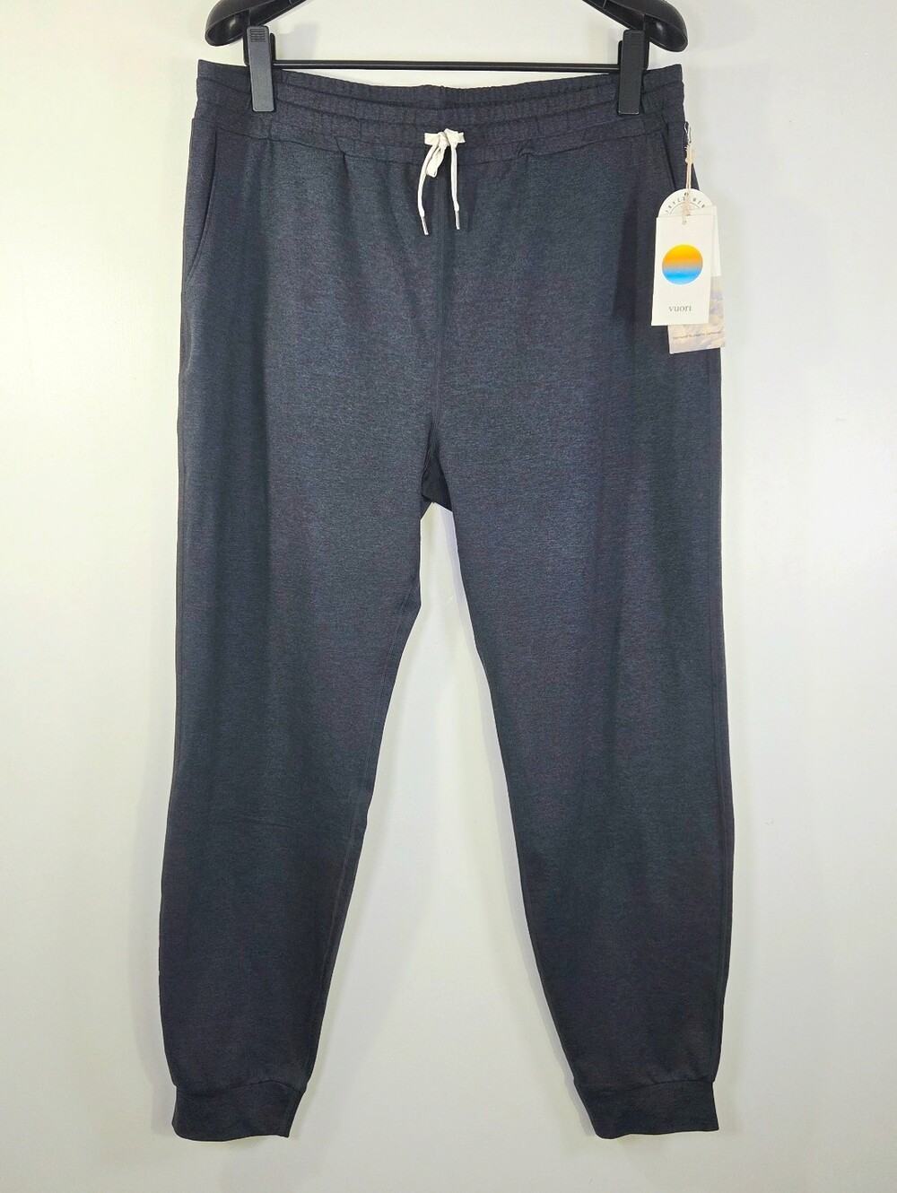 NWT VUORI PERFORMANCE JOGGER-LONG IN MIDNIGHT HEATHER DREAMKNIT.